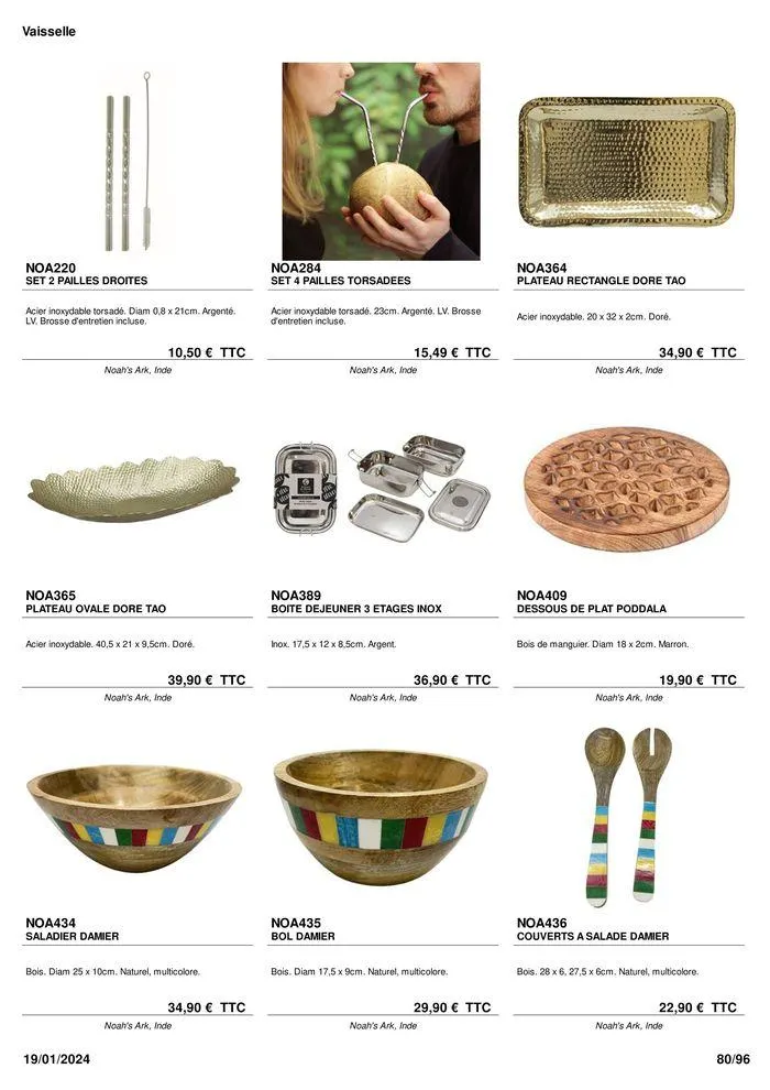 ARTISANAT . DéCORATION . MODE . JOUETS du 9 février au 31 août 2024 - Catalogue page 82