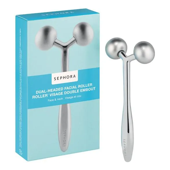 Roller Visage Double Embout Visage & Cou