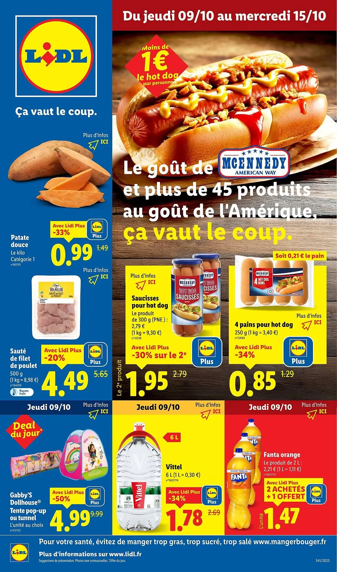 Catalogue Lidl du 9 octobre au 15 octobre 2025 - Catalogue page 1