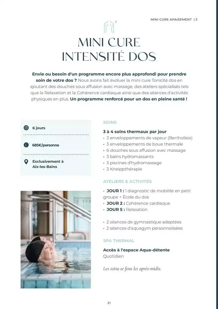  Mini Cures 2025 du 11 février au 31 décembre 2025 - Catalogue page 21