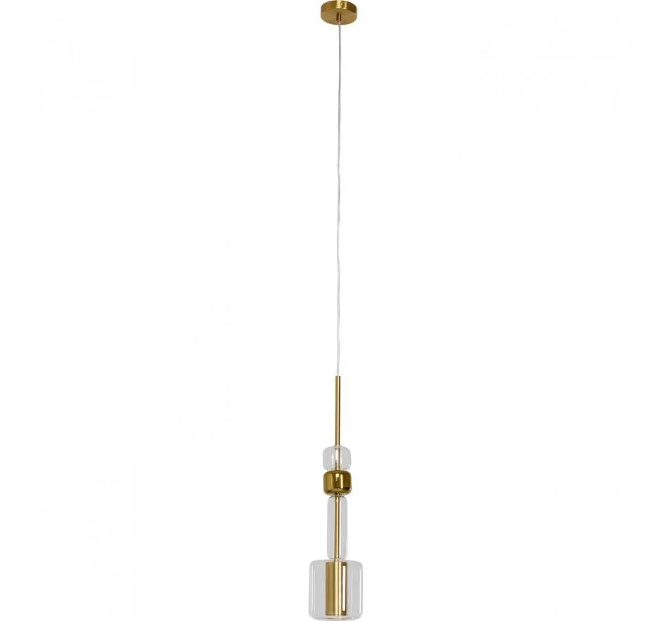 Suspension Candy Bar dorée 13cm Kare Design