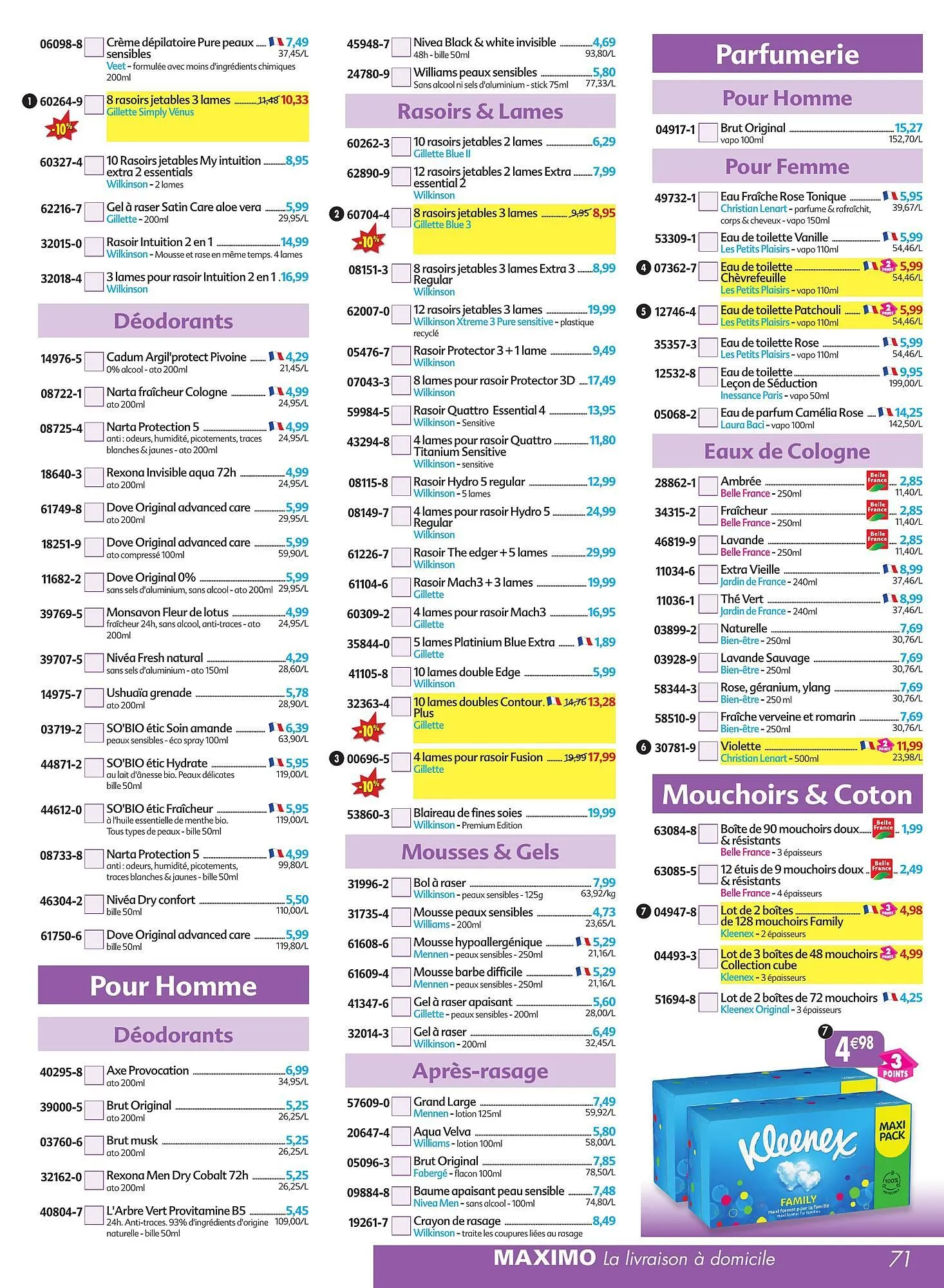 Catalogue Maximo du 5 août au 28 août 2025 - Catalogue page 71