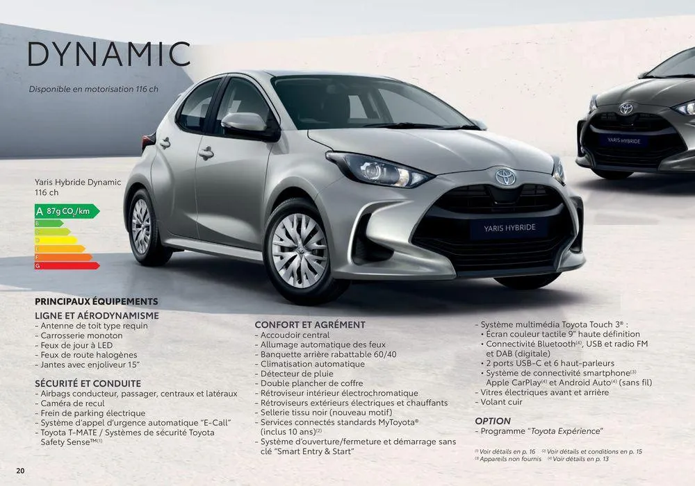Toyota Nouvelle Yaris du 18 juin au 18 juin 2025 - Catalogue page 20