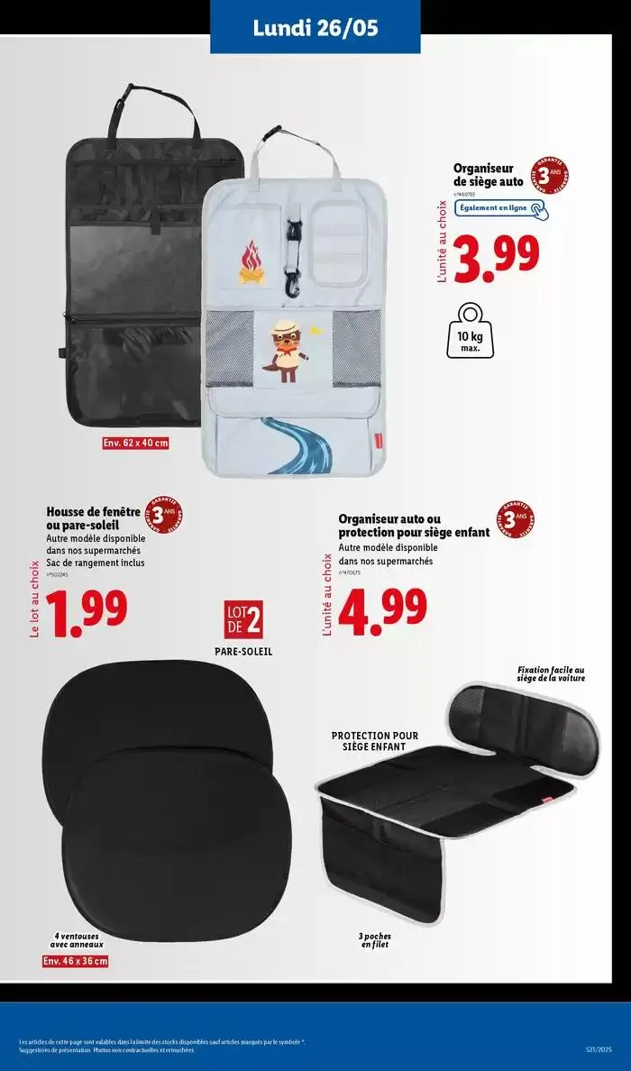 Faites votre plein de courses chez Lidl et profitez de nombreux produits à prix réduits ! du 22 mai au 28 mai 2025 - Catalogue page 61