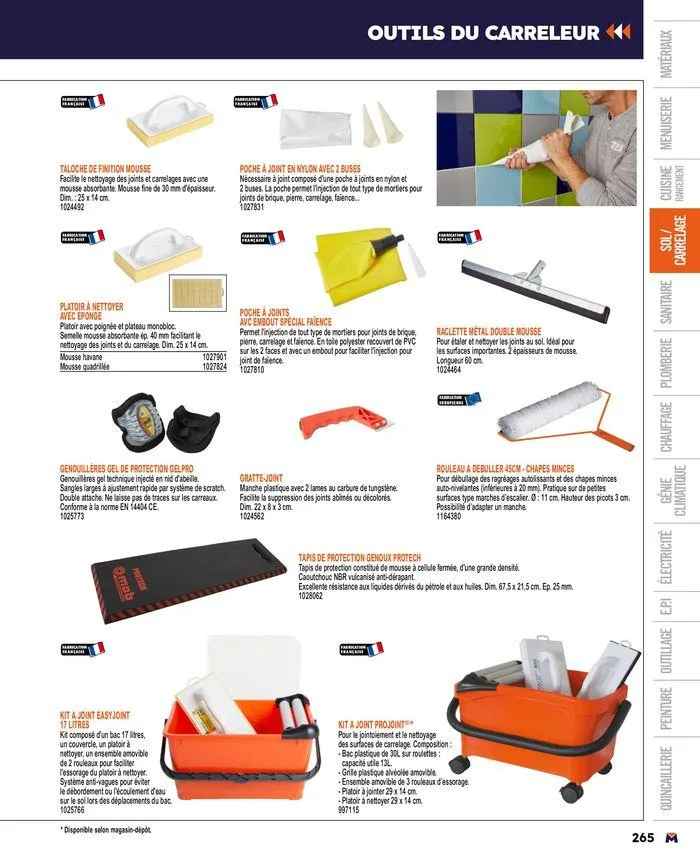 Guide produits 2024 du 15 mars au 31 décembre 2024 - Catalogue page 265