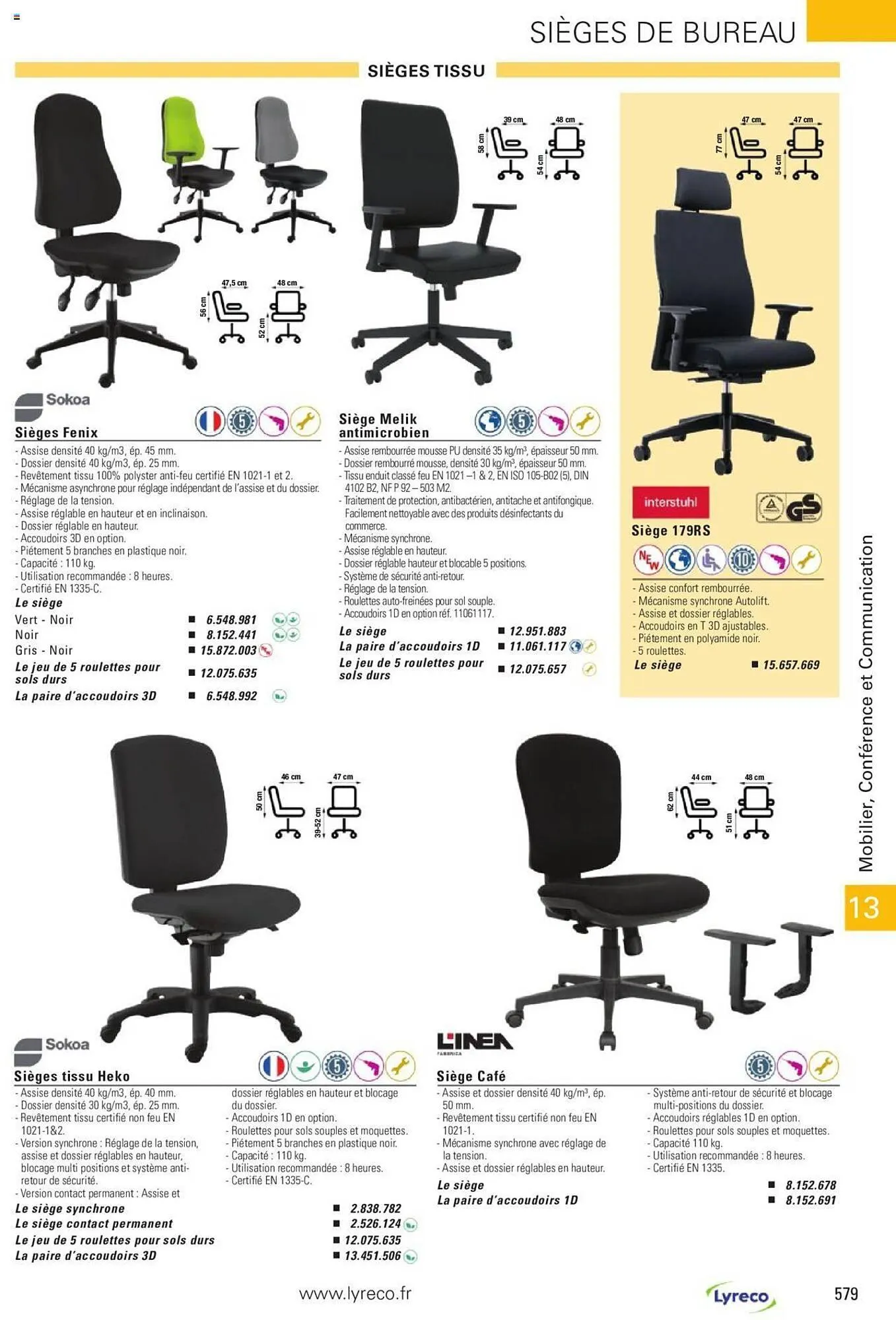 Catalogue Lyreco du 15 mai au 31 décembre 2023 - Catalogue page 579