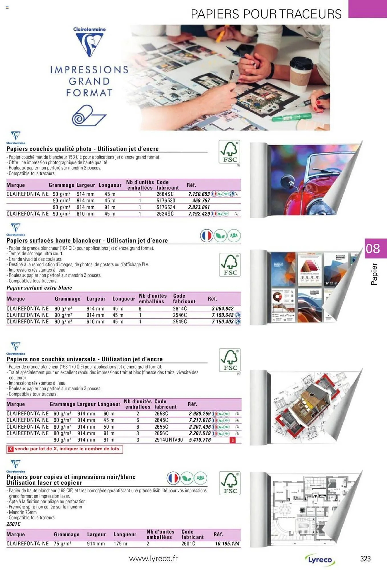 Catalogue Lyreco du 15 mai au 31 décembre 2023 - Catalogue page 323