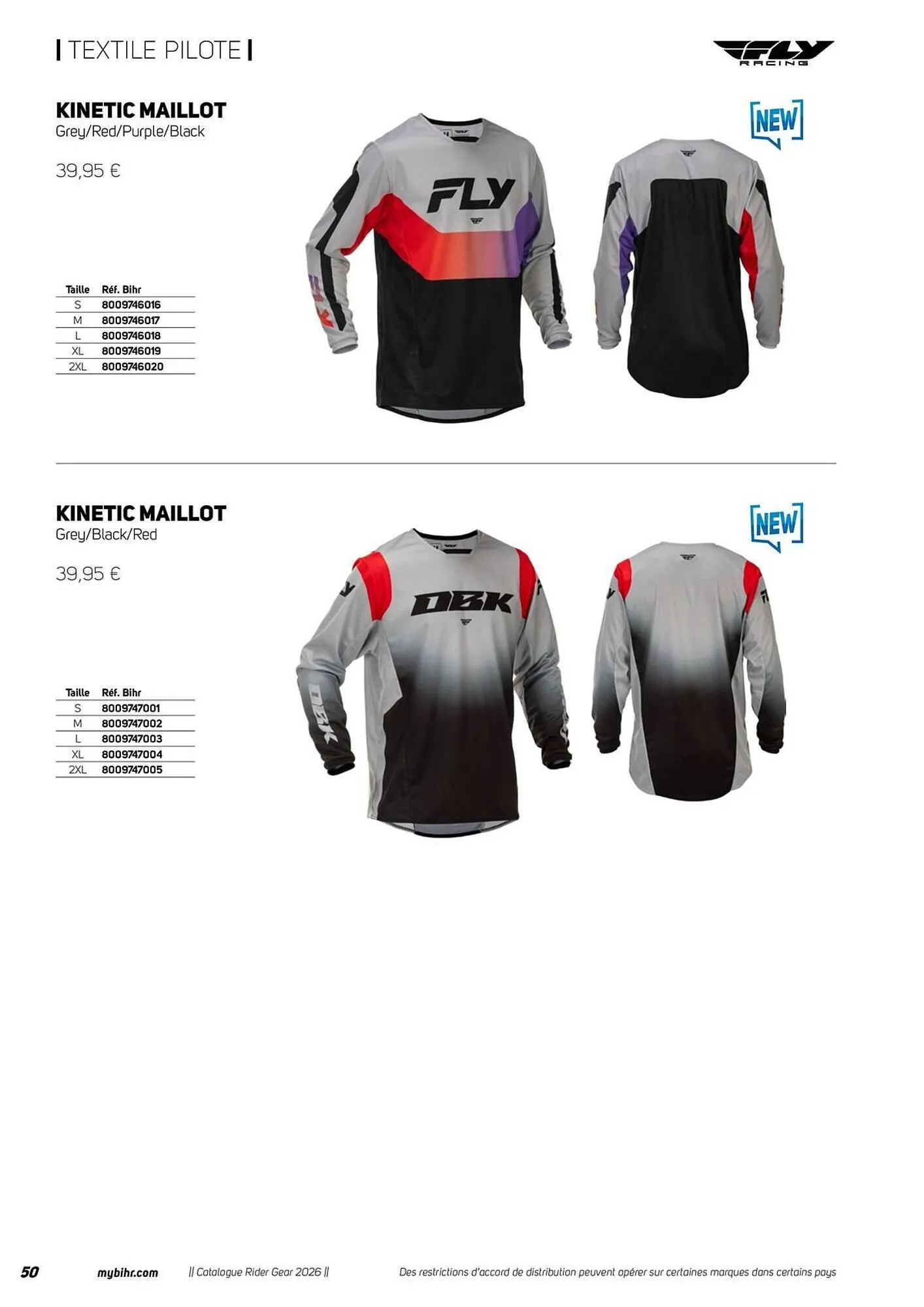 Catalogue Bihr du 1 janvier au 31 janvier 2026 - Catalogue page 50