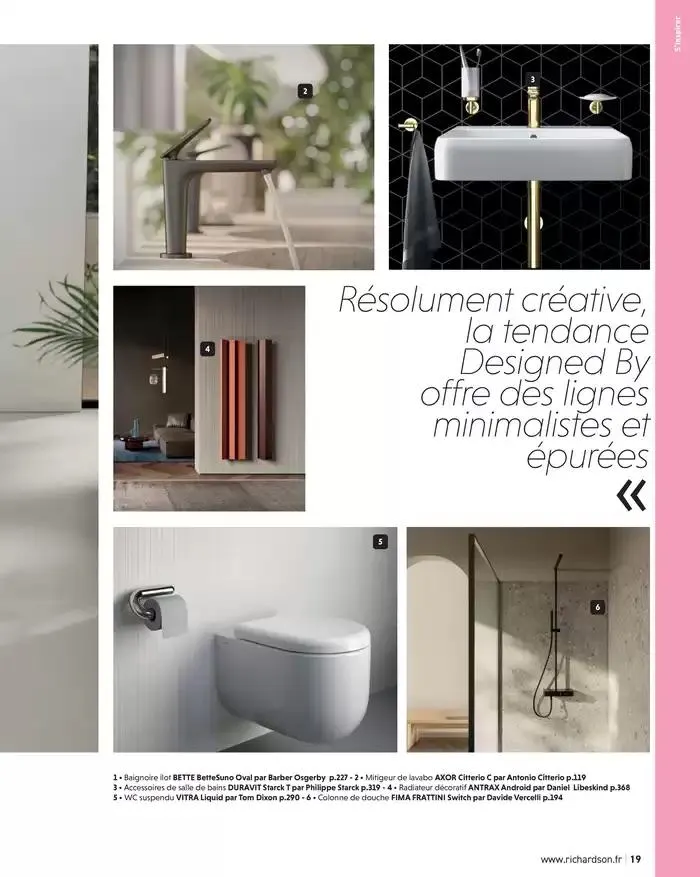 SALLE DE DE BAINS ET CARRELAGE 2025 du 11 avril au 31 décembre 2025 - Catalogue page 21