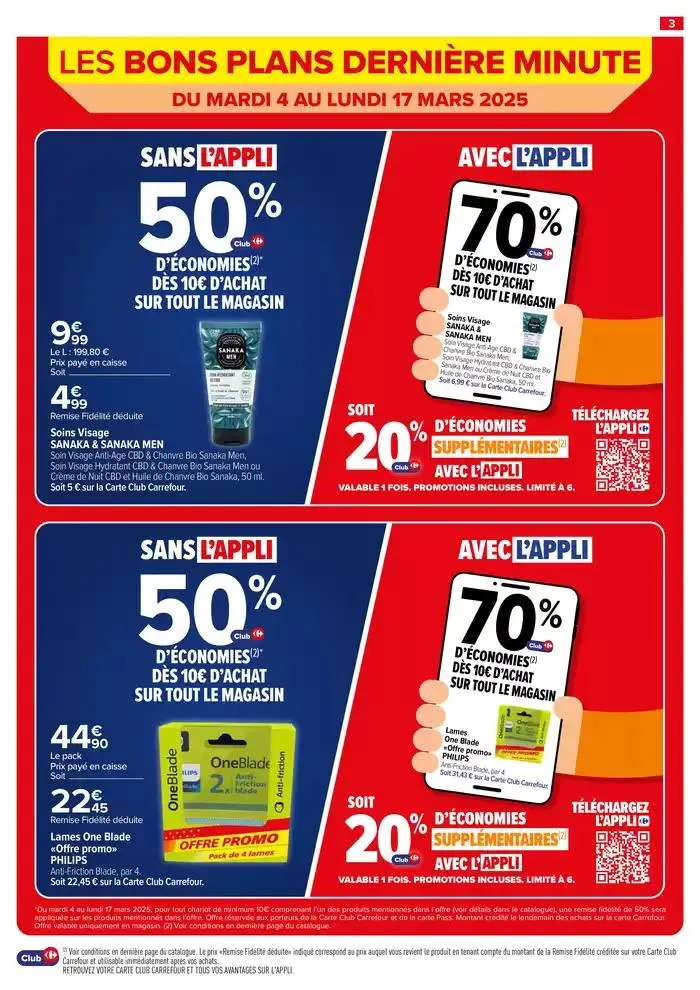 LES BONS PLANS DERNIÈRE MINUTE du 10 mars au 17 mars 2025 - Catalogue page 3