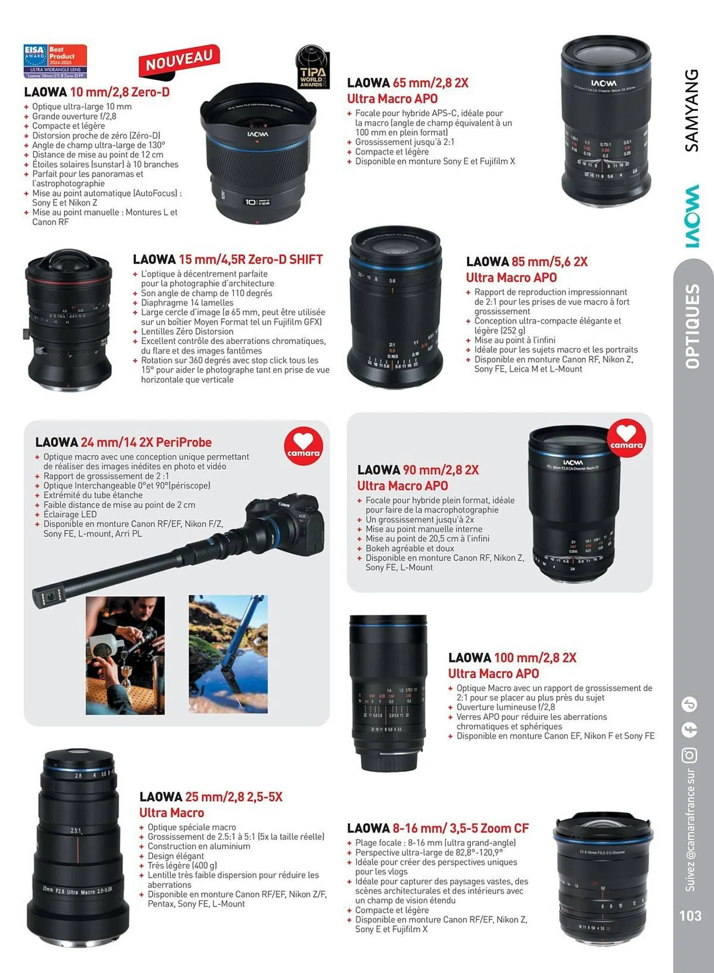 Catalogue Camara du 2 juillet au 31 décembre 2025 - Catalogue page 103