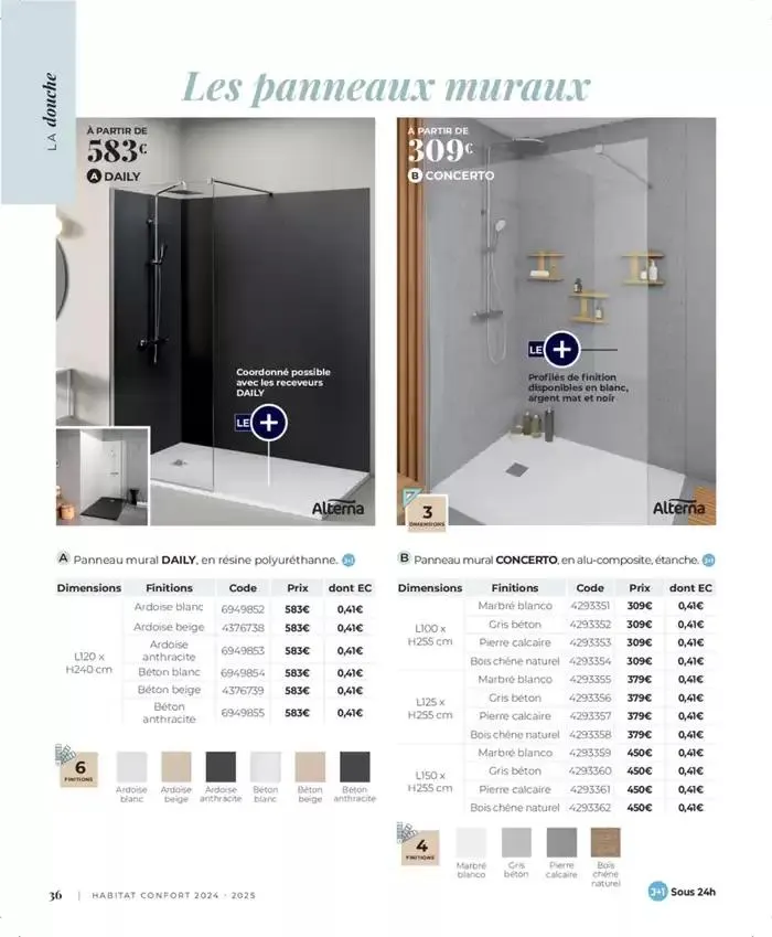 Cedeo Habitat confort du 1 octobre au 31 mai 2025 - Catalogue page 37