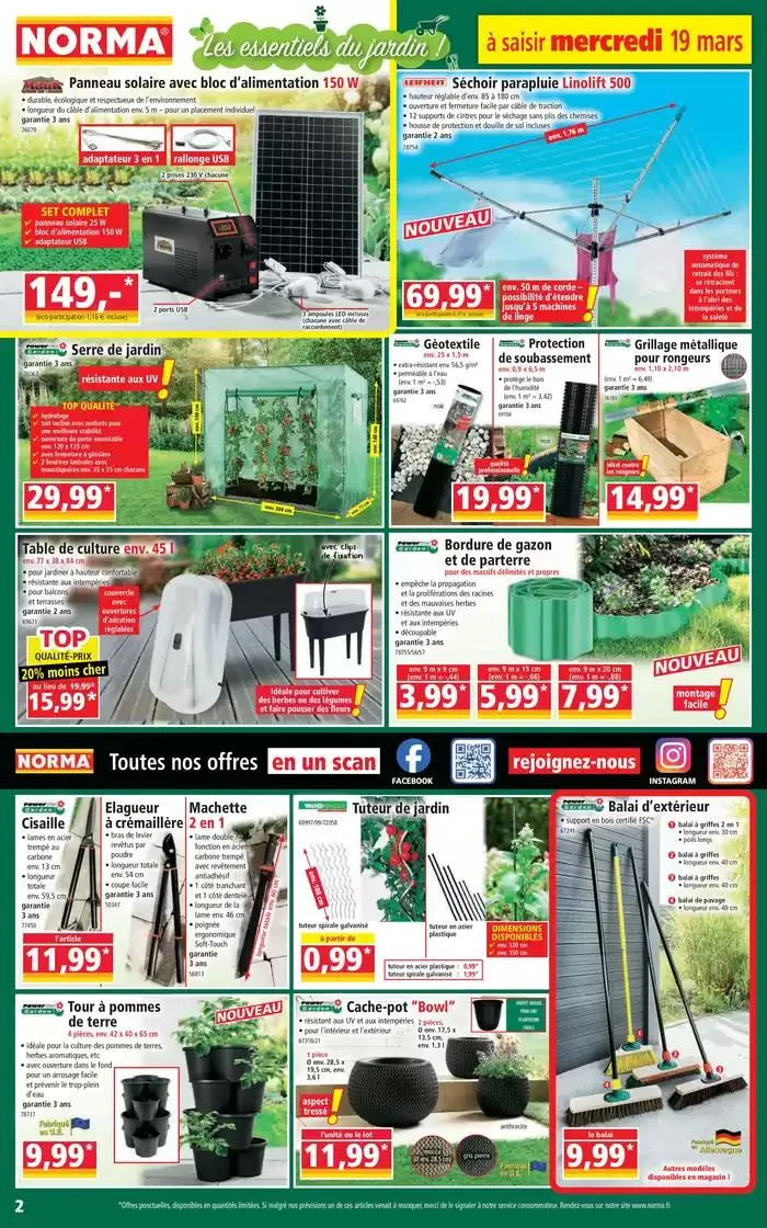 Jusqu'à -50% sur le 2ème du 19 mars au 25 mars 2025 - Catalogue page 2