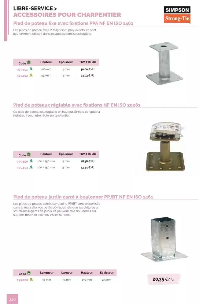 BOIS PANNEAUX 2025 2026 du 30 avril au 31 décembre 2026 - Catalogue page 220