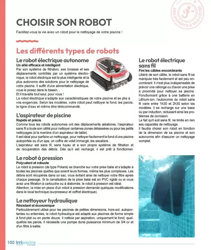 Les plaisir de l'eau Piscine,Spa,Arrosage du 10 mars au 31 décembre 2025 - Catalogue page 100