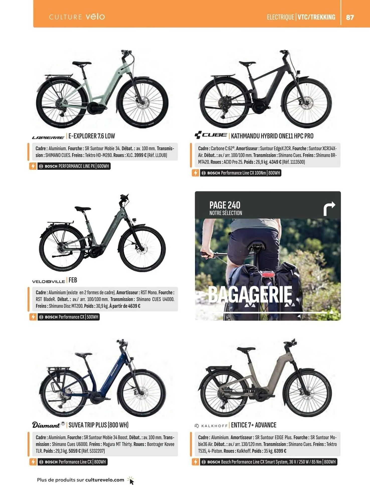 Catalogue Culture Vélo du 19 décembre au 31 décembre 2026 - Catalogue page 87