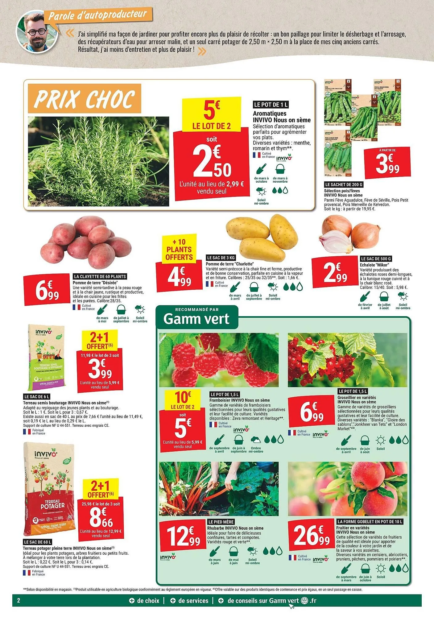 Catalogue Gamm vert du 25 février au 8 mars 2026 - Catalogue page 2