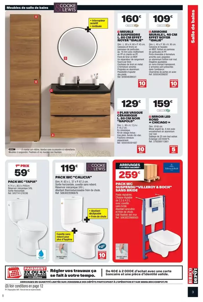 Spécial chantier intérieur ! du 28 mars au 10 avril 2025 - Catalogue page 3