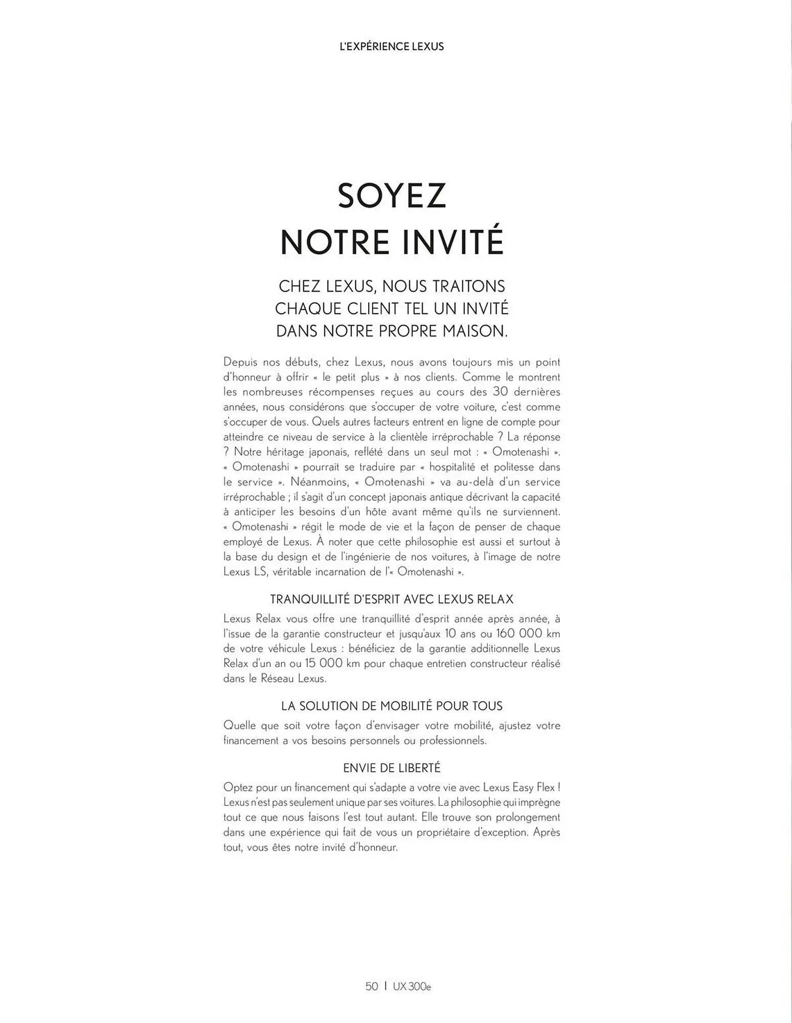 Catalogue Lexus du 27 mars au 27 mars 2026 - Catalogue page 50