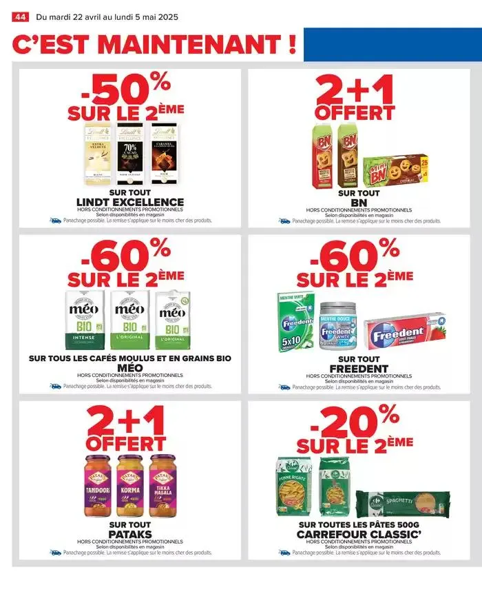 -50% SUR LE 2ÈME SUR TOUT JOKER du 22 avril au 5 mai 2025 - Catalogue page 48