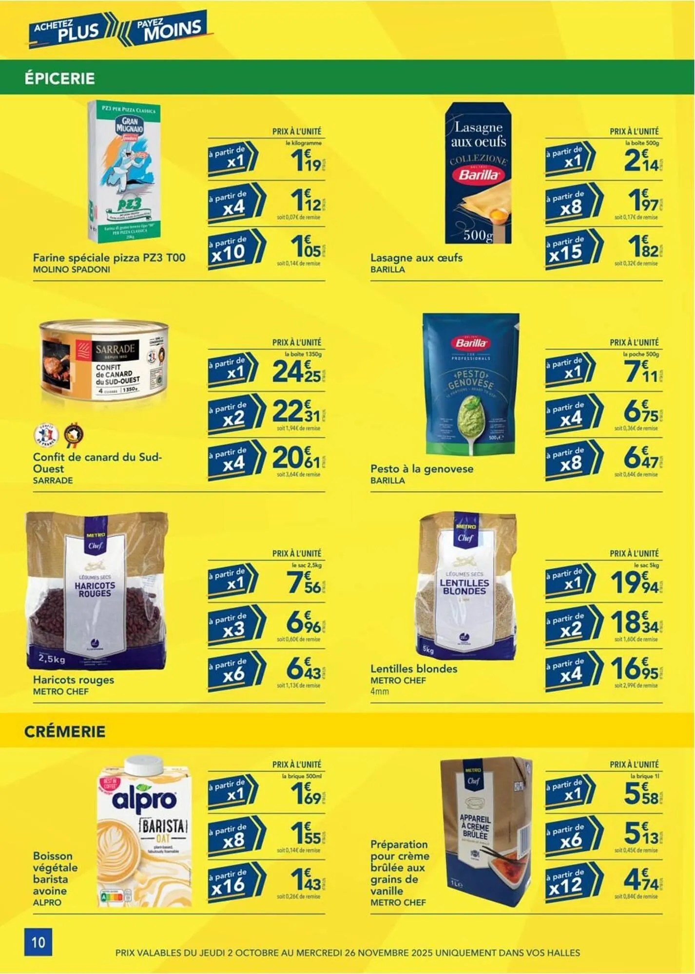 Catalogue METRO du 2 octobre au 26 novembre 2025 - Catalogue page 10
