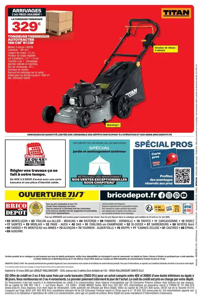 Spécial extérieur ! du 18 avril au 1 mai 2025 - Catalogue page 24