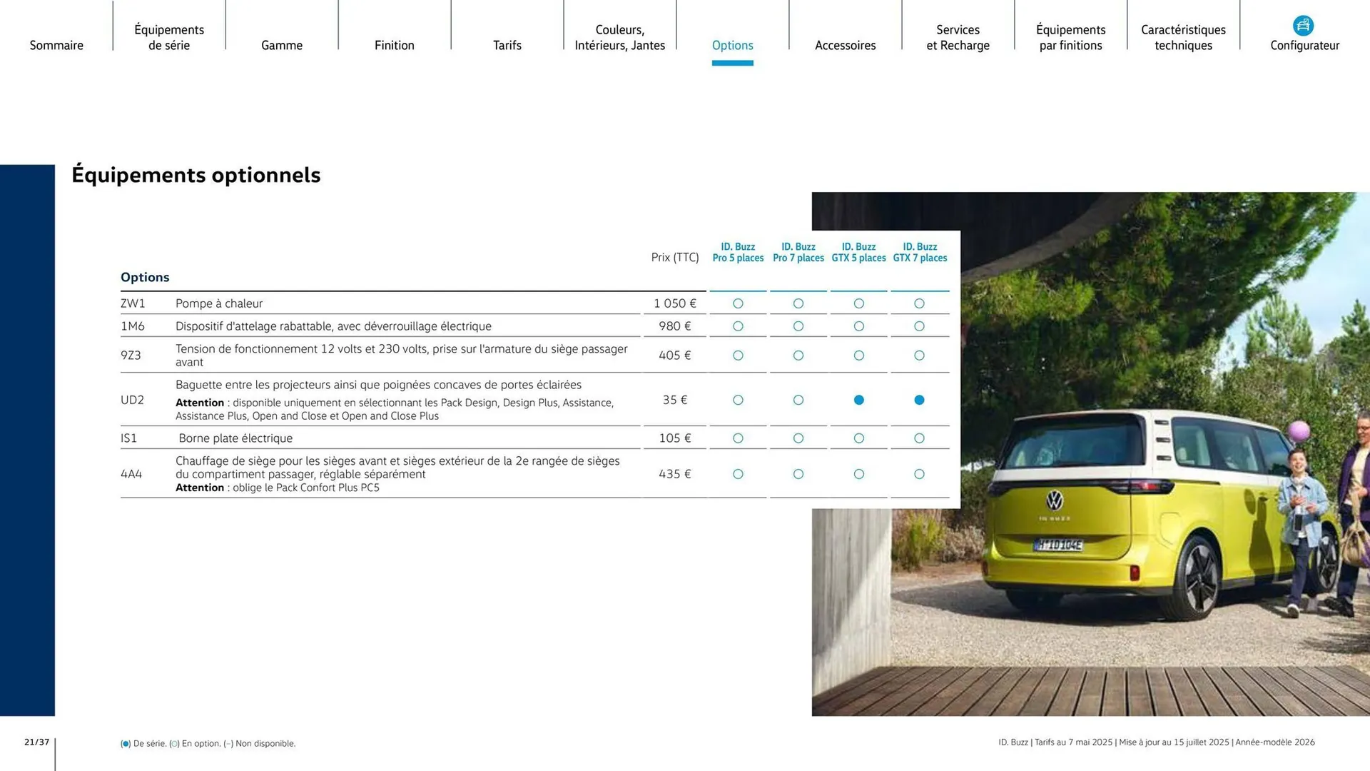 Catalogue Volkswagen du 7 août au 31 mars 2026 - Catalogue page 21