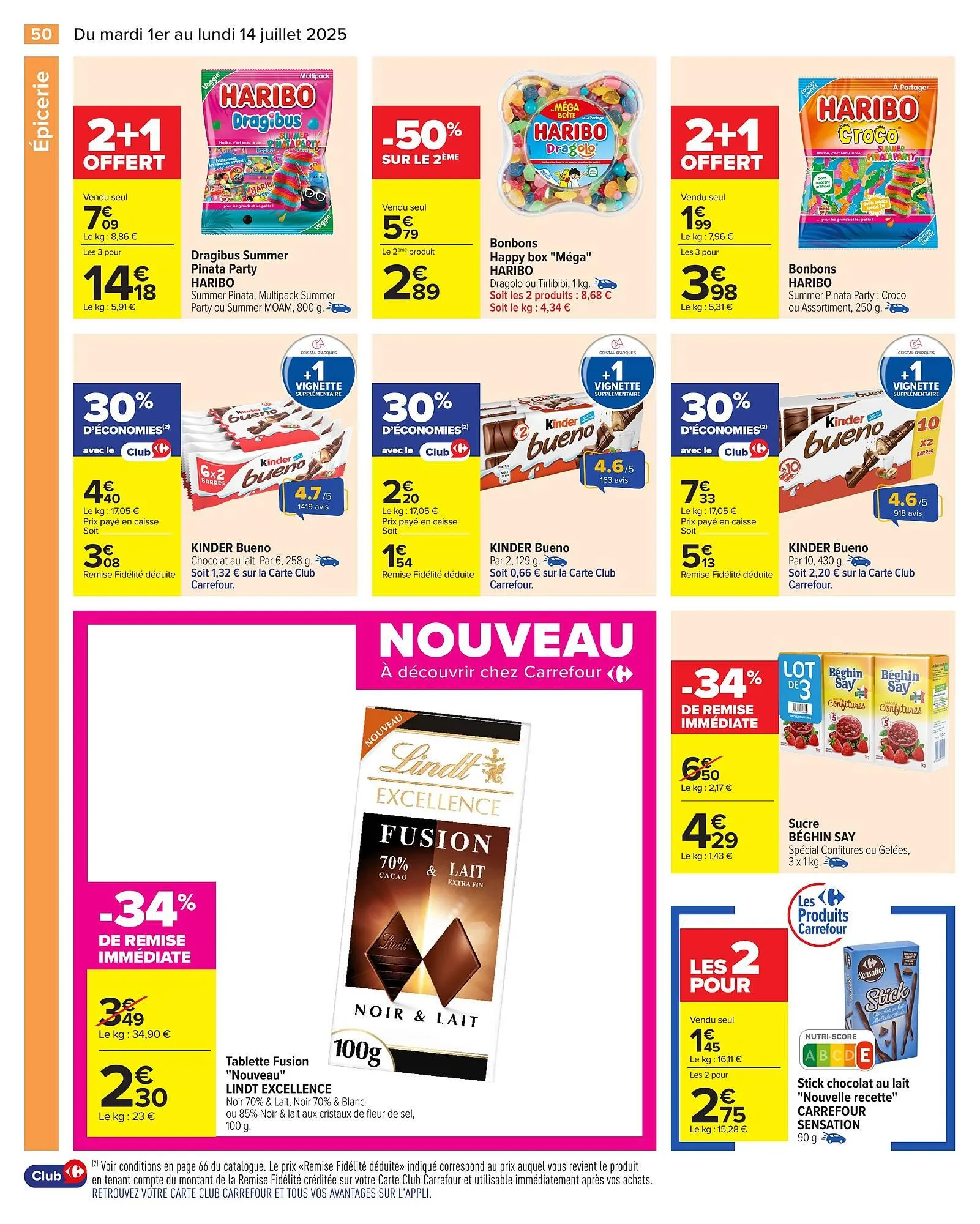Catalogue Carrefour du 1 juillet au 14 juillet 2025 - Catalogue page 52
