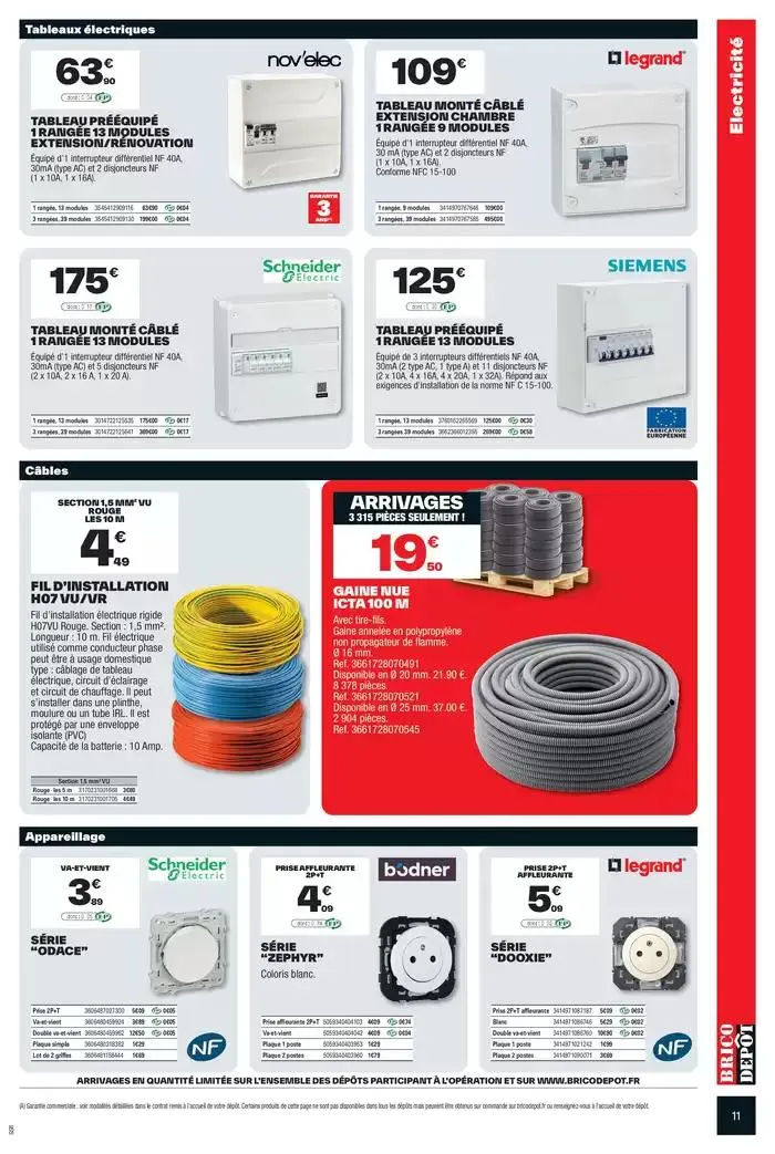 Spécial chantier intérieur ! du 28 mars au 10 avril 2025 - Catalogue page 11