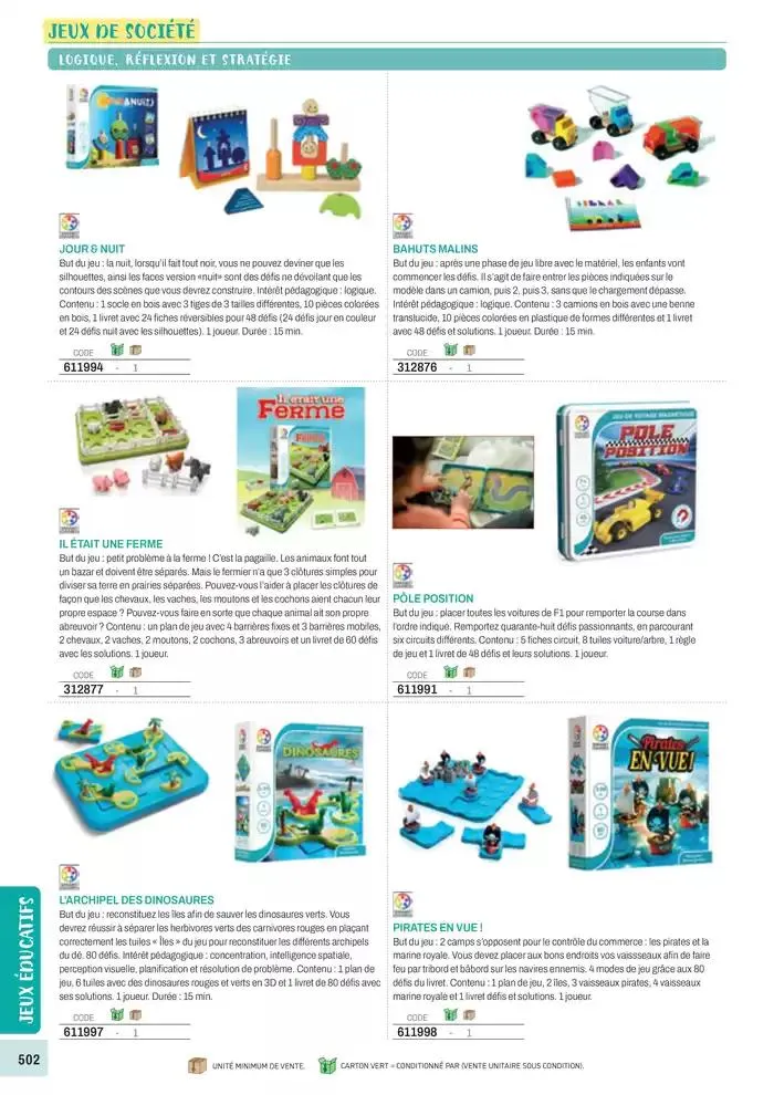 Nos Catalogues Thématiques du 1 janvier au 31 décembre 2025 - Catalogue page 504