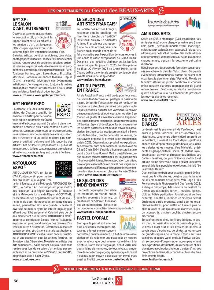 Catalogue Le Géant des Beaux-Arts du 6 janvier au 31 décembre 2025 - Catalogue page 154