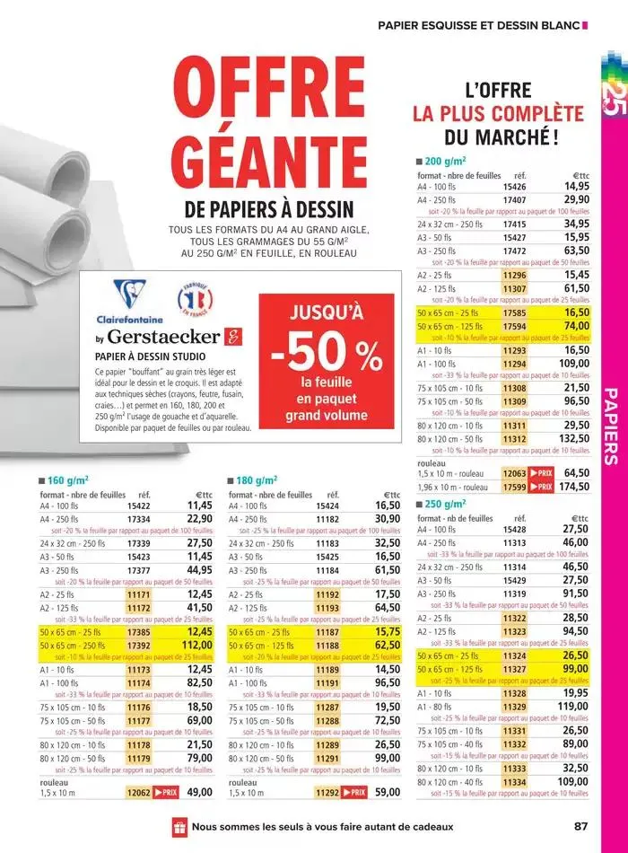 Catalogue Le Géant des Beaux-Arts du 6 janvier au 31 décembre 2025 - Catalogue page 186