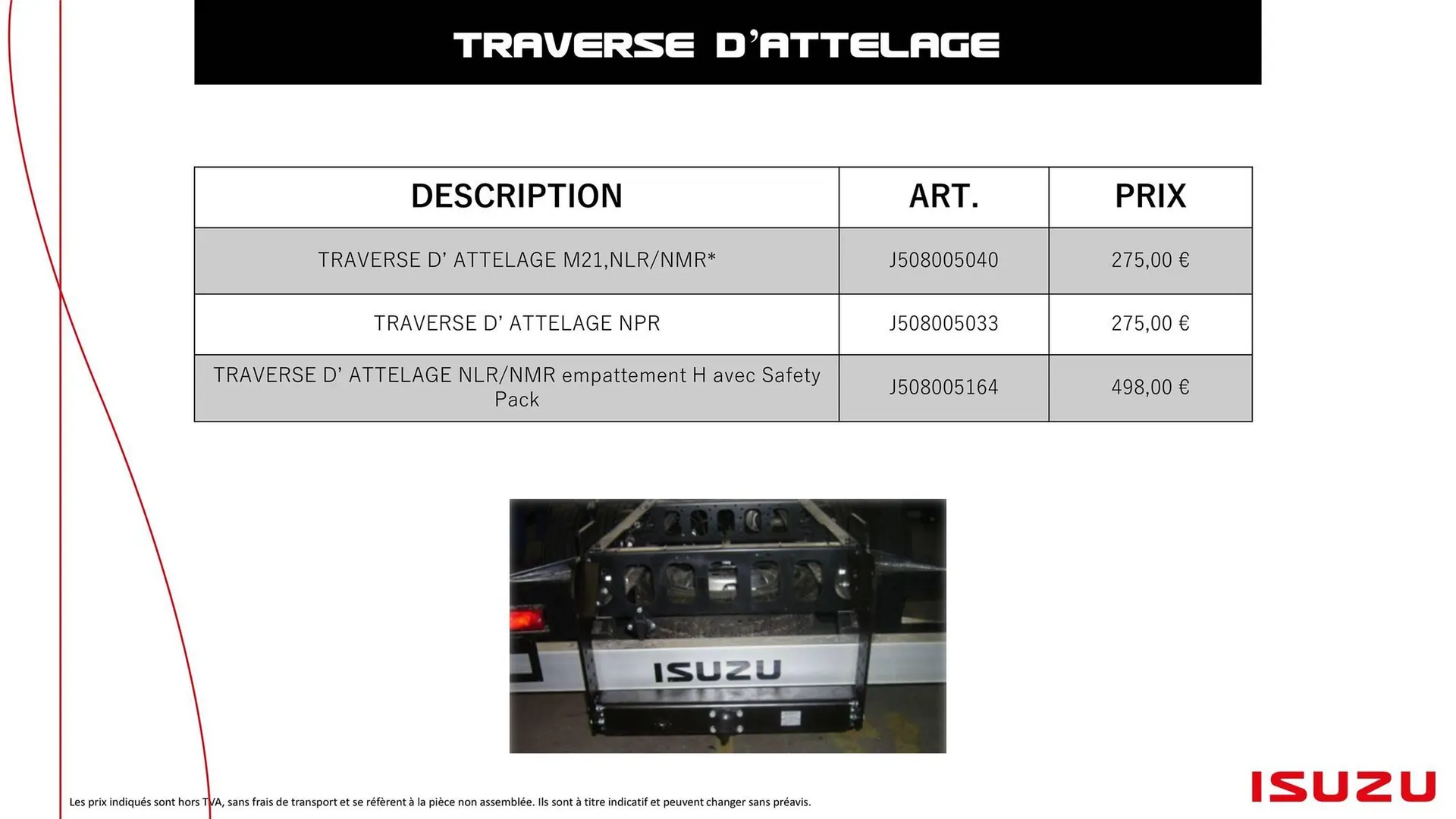 Catalogue Isuzu du 11 novembre au 30 avril 2026 - Catalogue page 3