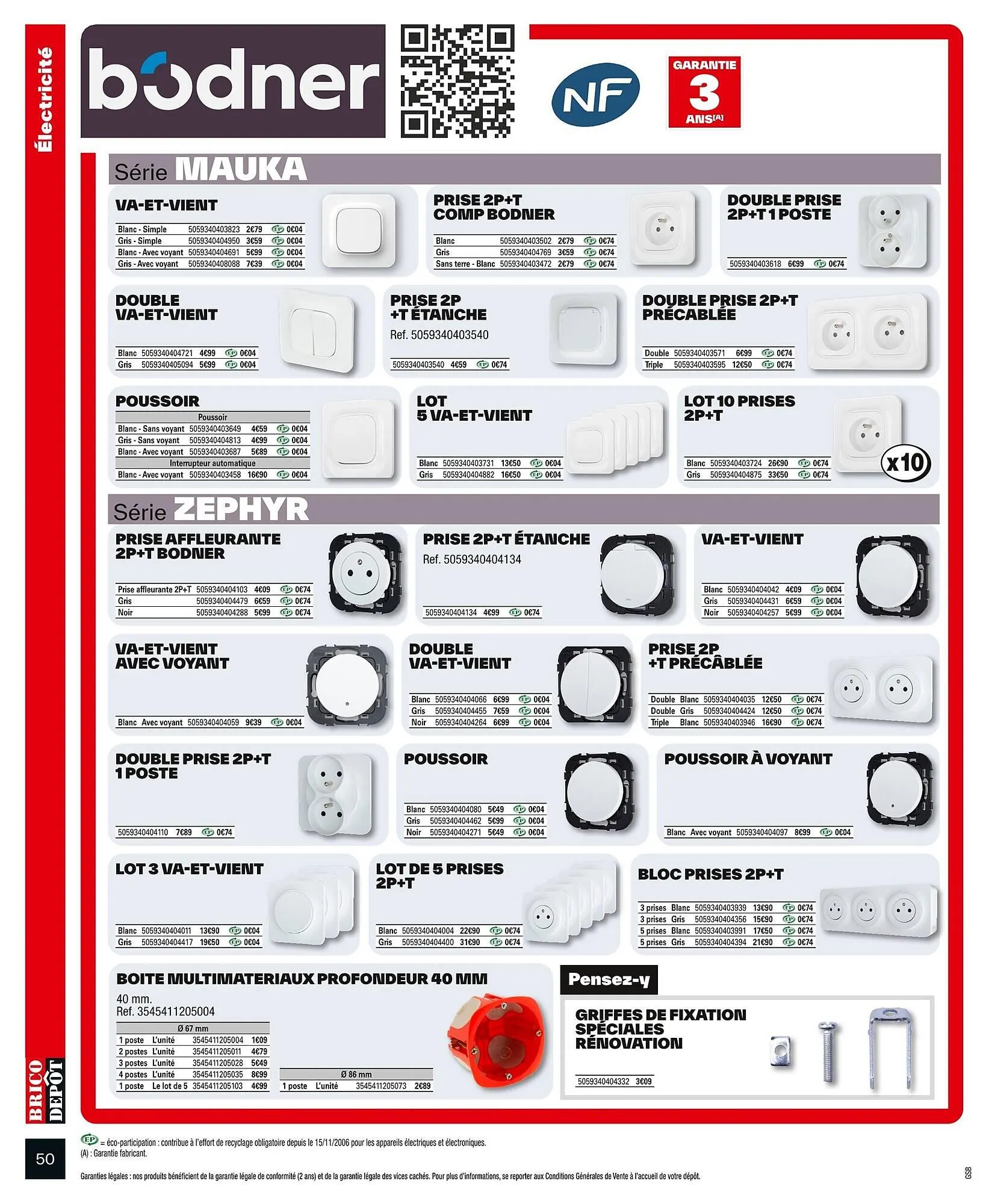 Catalogue Brico Dépôt du 20 juin au 3 juillet 2025 - Catalogue page 50