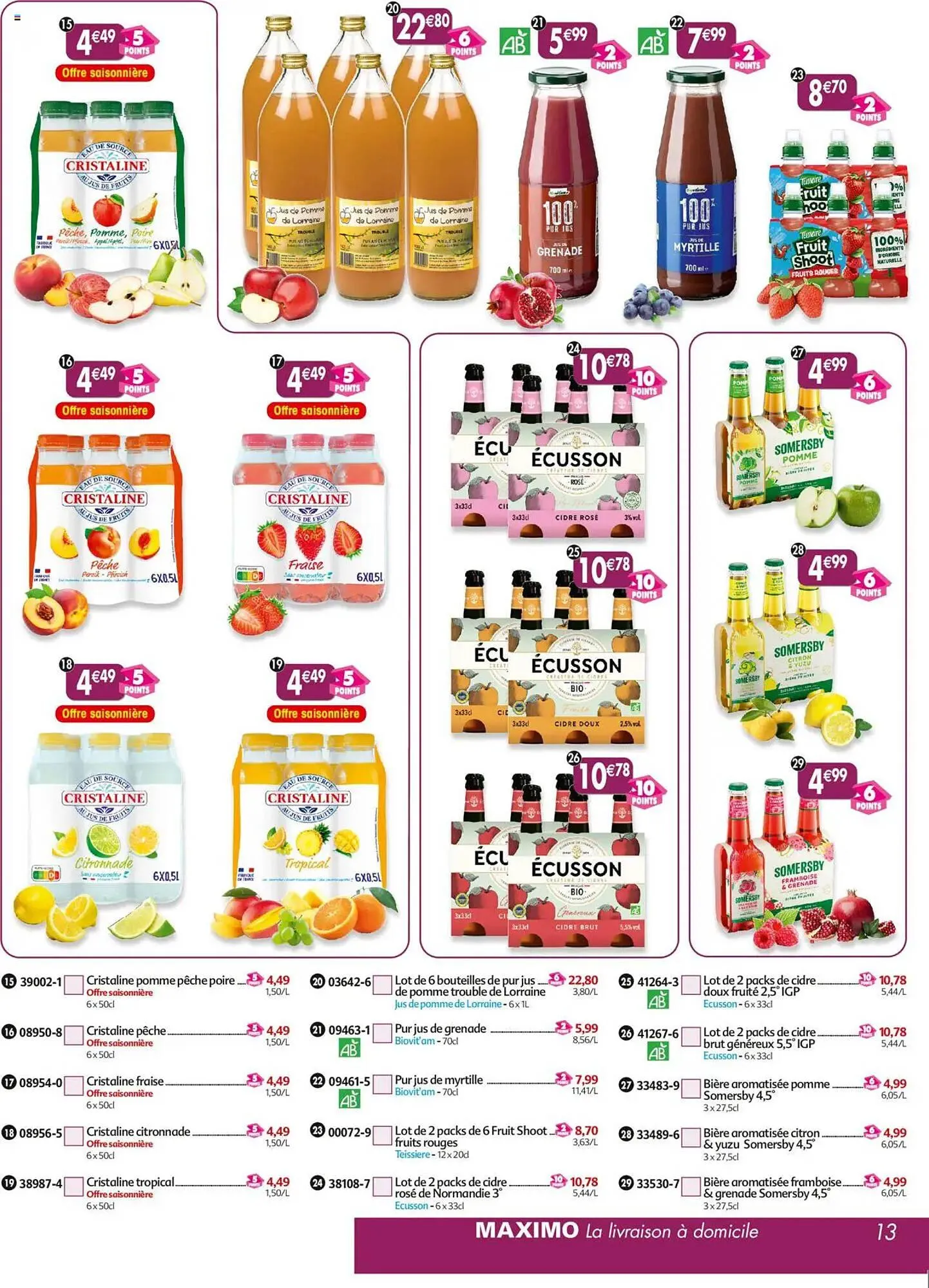 Catalogue Maximo du 7 juillet au 3 août 2025 - Catalogue page 13