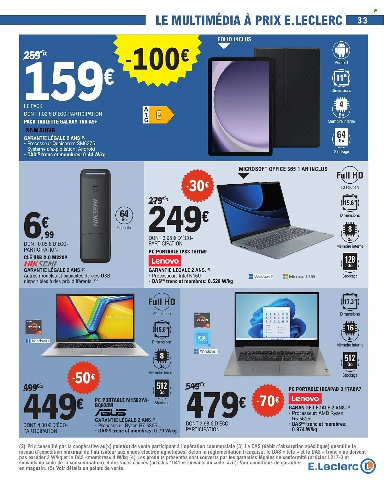 Catalogue E.Leclerc du 27 janvier au 7 février 2026 - Catalogue page 33