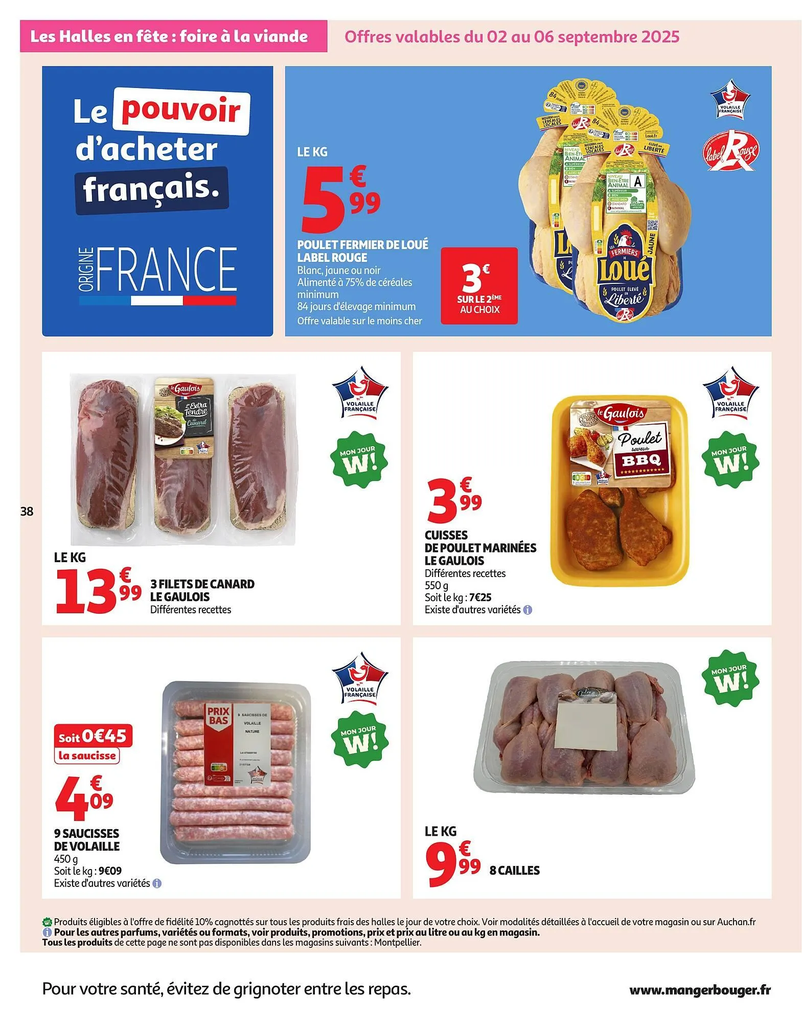Catalogue Auchan du 2 septembre au 14 septembre 2025 - Catalogue page 38