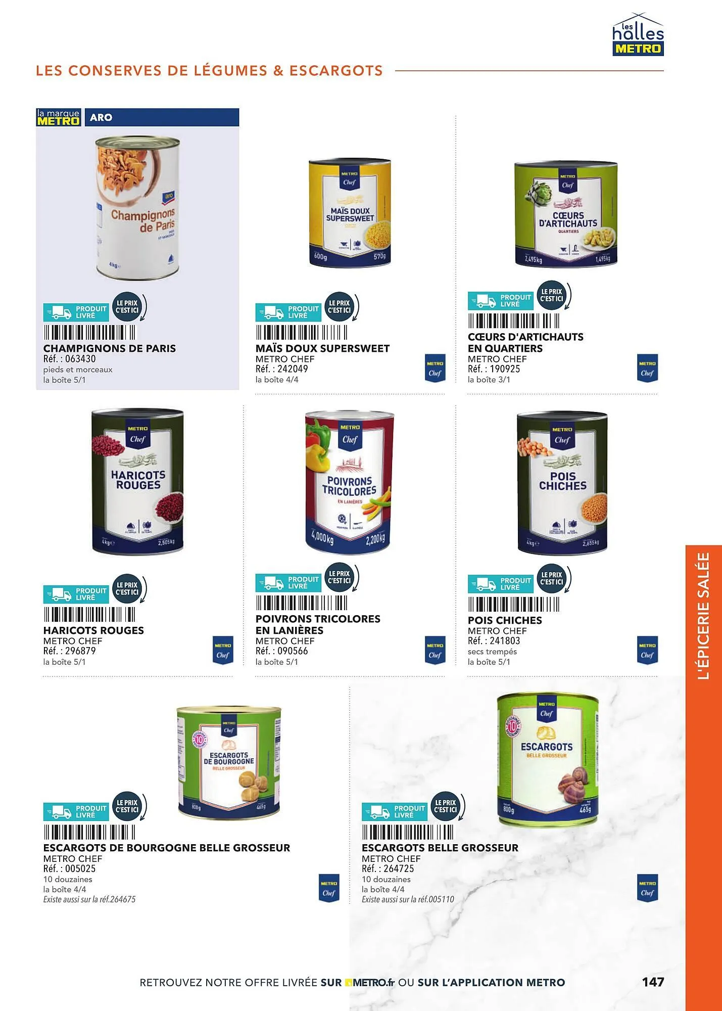 Catalogue METRO du 2 mars au 31 décembre 2025 - Catalogue page 147