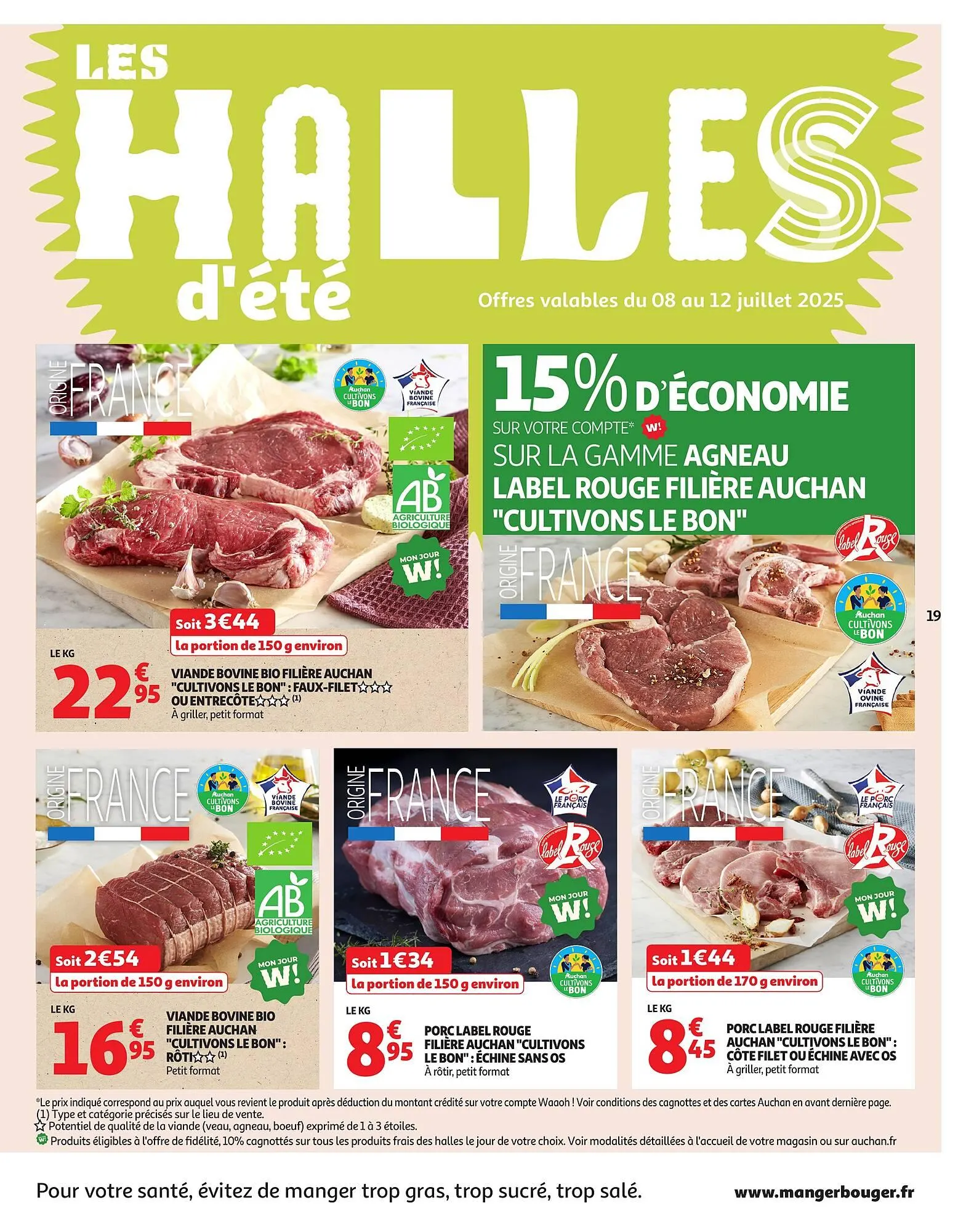 Catalogue Auchan du 8 juillet au 20 juillet 2025 - Catalogue page 19