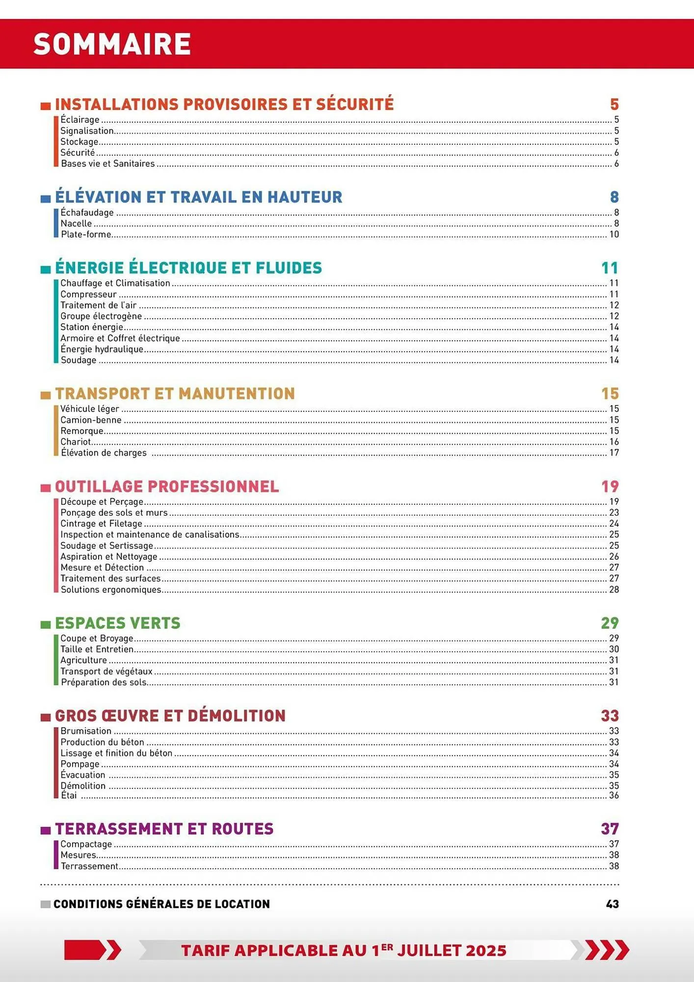 Catalogue Loxam du 1 juillet au 31 juillet 2025 - Catalogue page 2