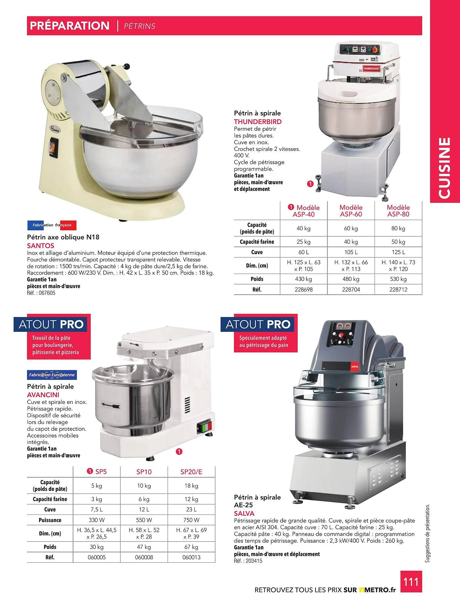 Catalogue METRO du 1 janvier au 31 décembre 2026 - Catalogue page 111