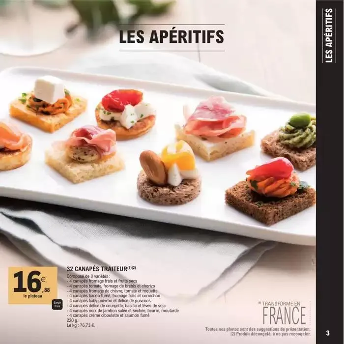 CARTE TRAITEUR PERMANENTE - MIXTE du 8 avril au 17 novembre 2025 - Catalogue page 3