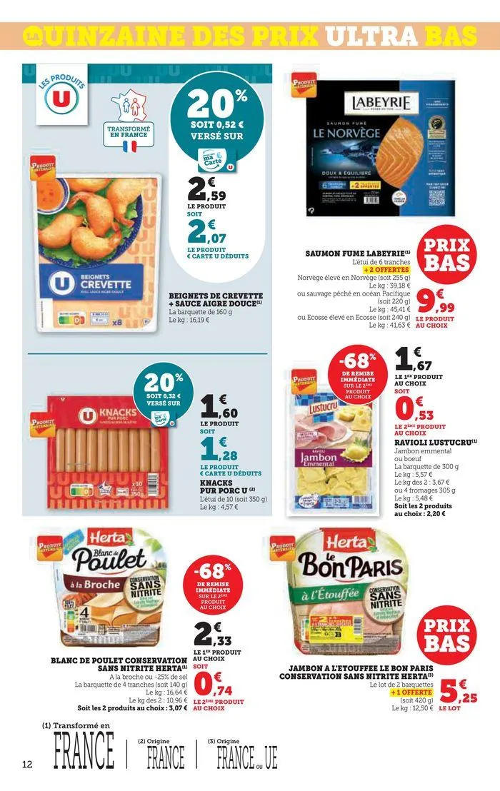 Catalogue SUPER U du 20 août au 1 septembre 2024 - Catalogue page 12