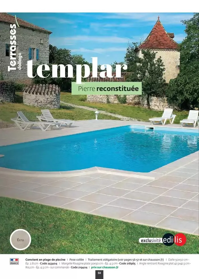 Aménagez votre extérieur SAISON 2025 du 1 janvier au 31 décembre 2025 - Catalogue page 52