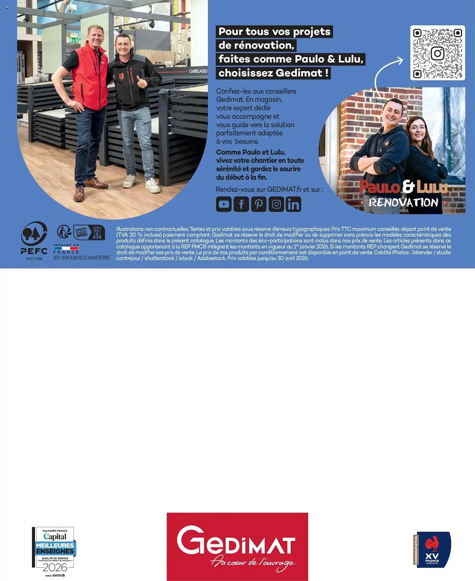 Catalogue Gedimat du 1 avril au 30 avril 2026 - Catalogue page 224