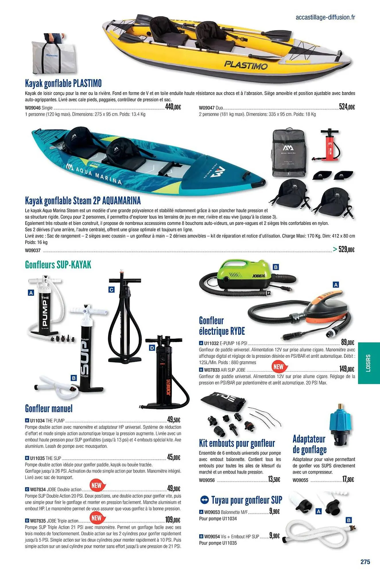 Catalogue Accastillage Diffusion du 1 mars au 31 décembre 2023 - Catalogue page 277