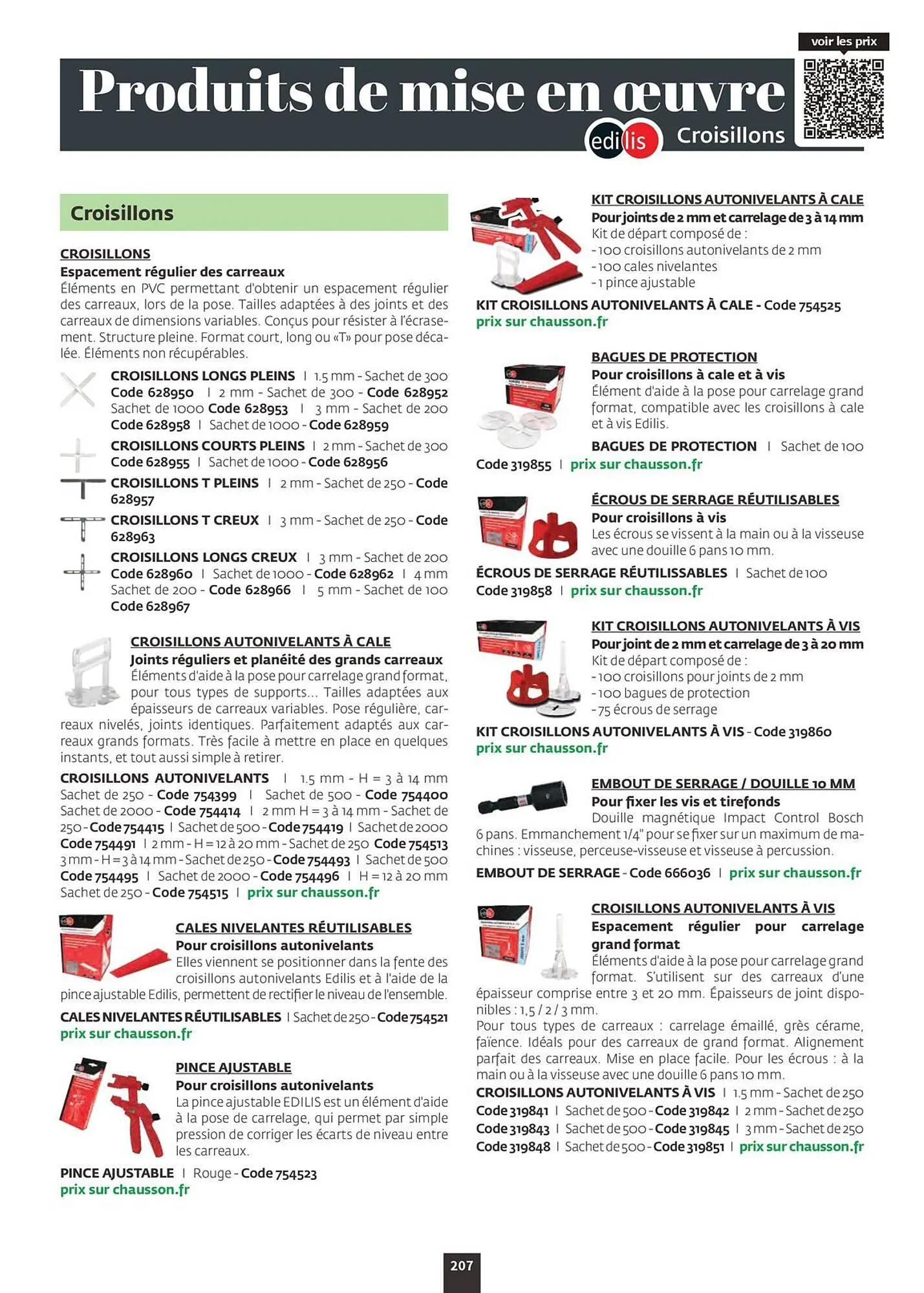 Catalogue Chausson Matériaux du 12 septembre au 31 décembre 2026 - Catalogue page 209