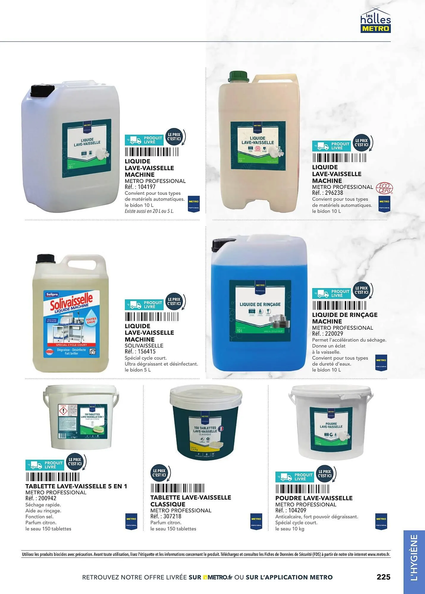 Catalogue METRO du 2 mars au 31 décembre 2025 - Catalogue page 225