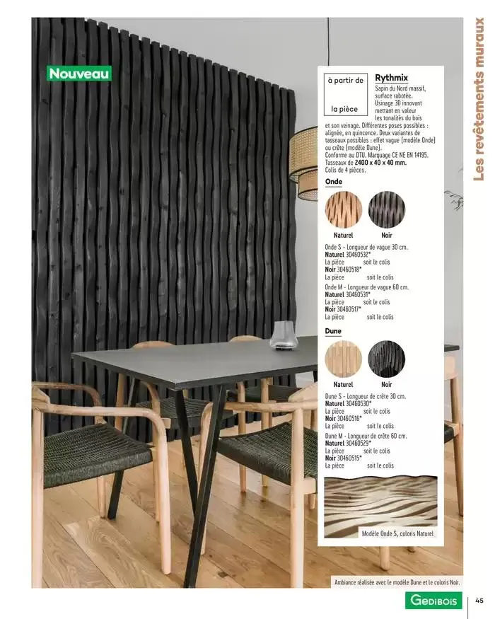 Aménagents Intérieurs 2025 du 1 janvier au 31 décembre 2025 - Catalogue page 45