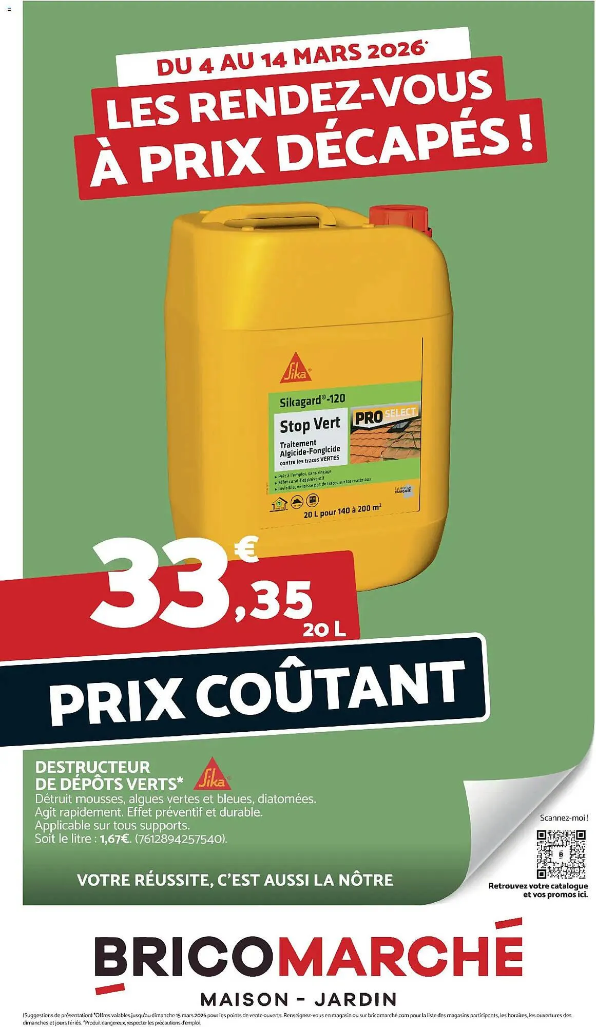 Catalogue Bricomarché du 4 mars au 14 mars 2026 - Catalogue page 1